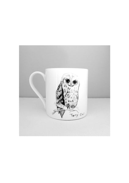 Tawny+Barn Owl-Mug